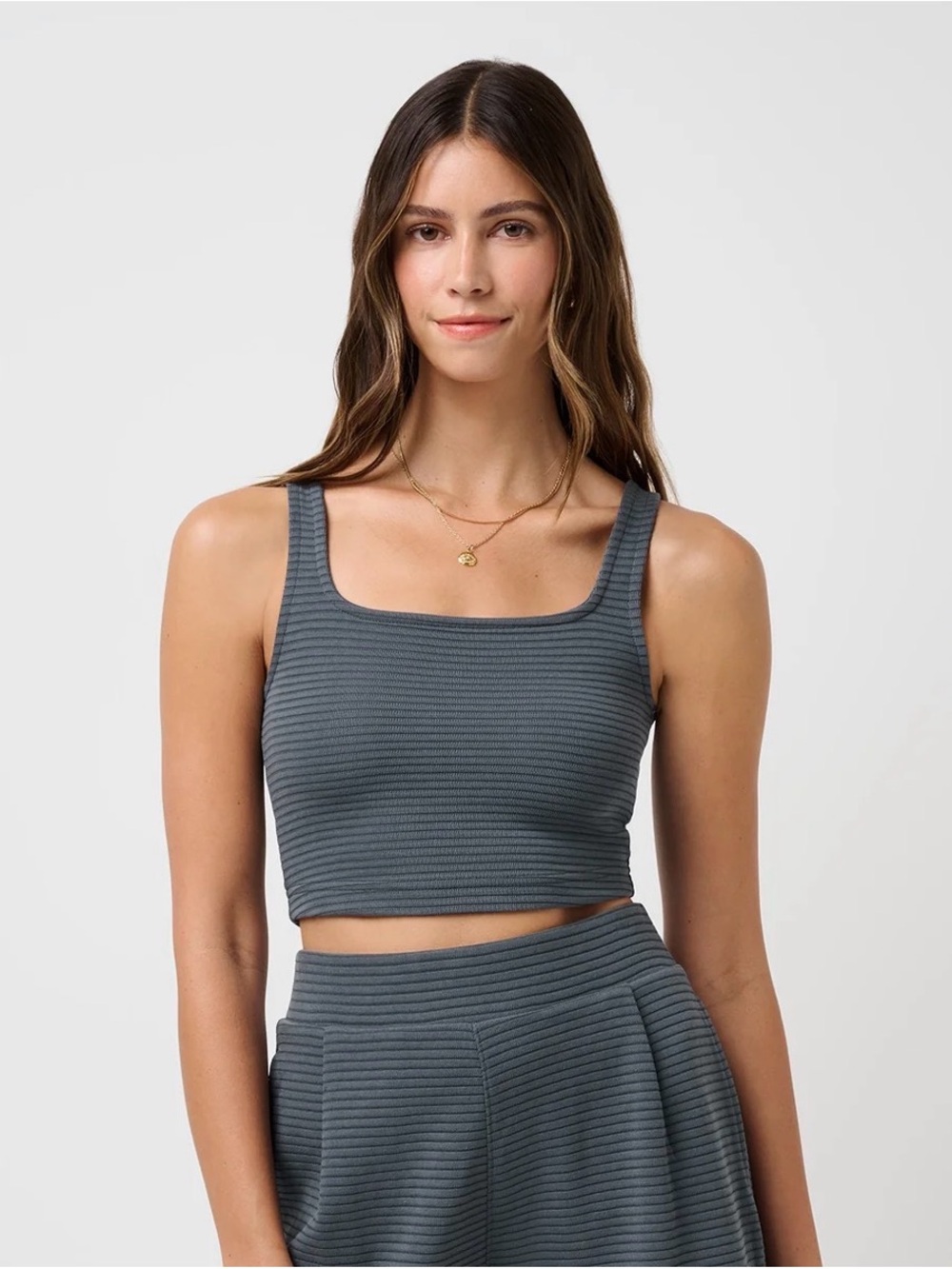 Travis Mathew Coastal Rib Yacht Me Tank - Ombré Blue
